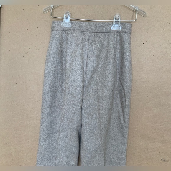 GENUINE USA VINTAGE WOOL BLEND PLEATED PANTS. - Picture 10 of 15